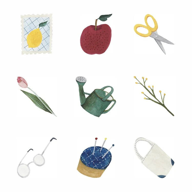Flowers and Needlework - Flake Sticker Pack