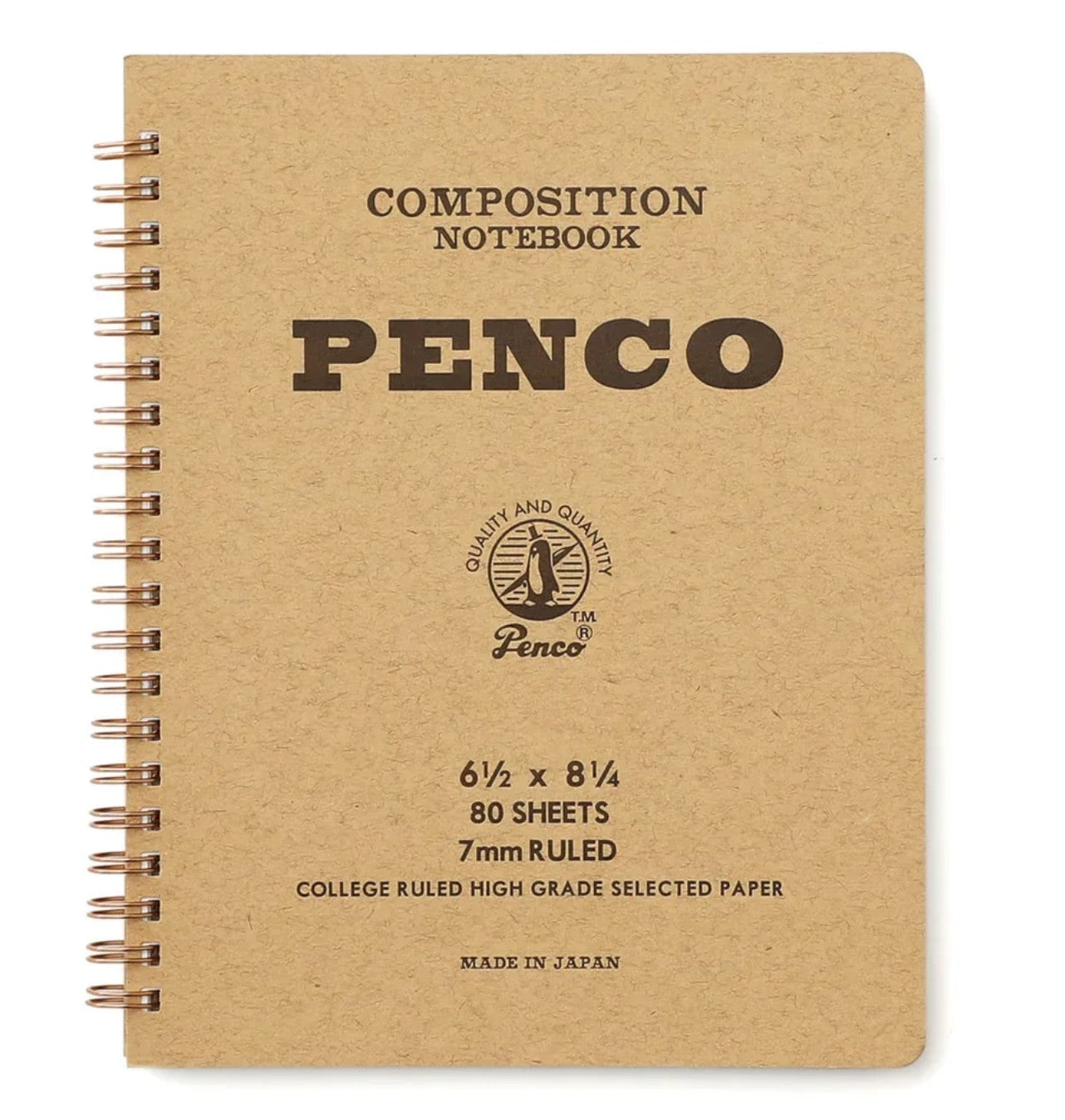 Spiral "Coil" Notebook - Large - Natural
