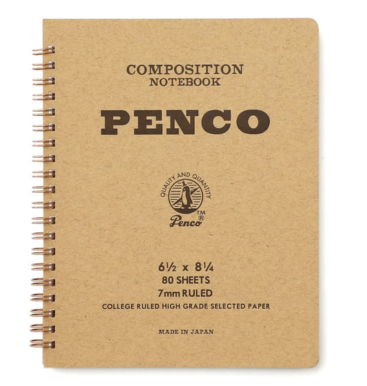 Spiral "Coil" Notebook - Large - Natural