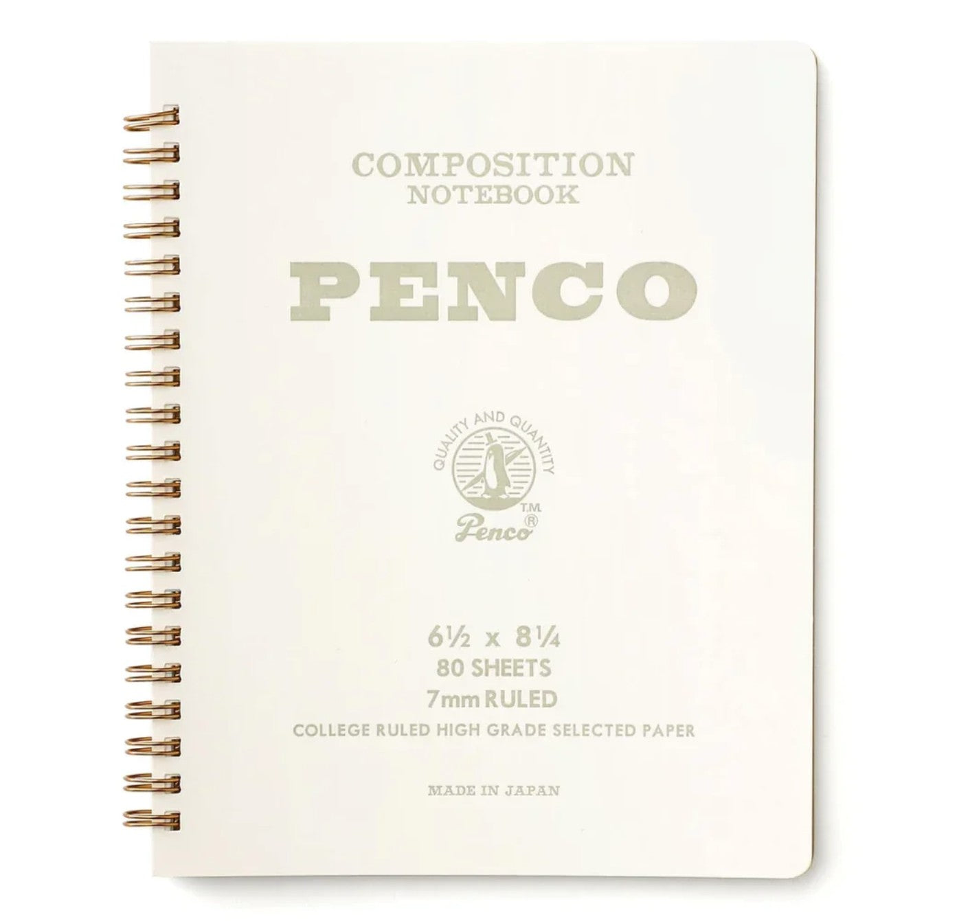 Spiral "Coil" Notebook - Large - White