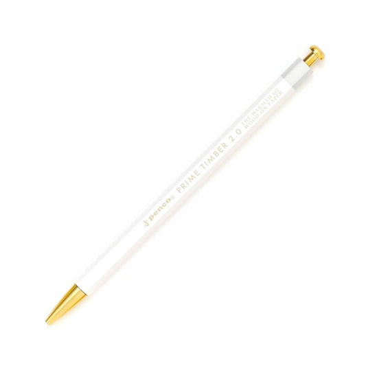 Prime Timber Pencil and Sharpener - Brass White