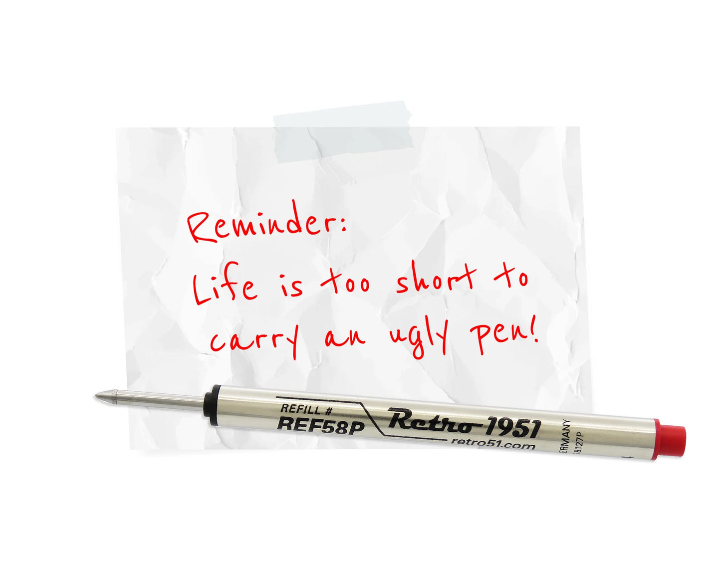 Red - Single - Tornado Rollerball Refill