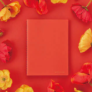 Poppy - A6 - Septcouleur Grid Notebook