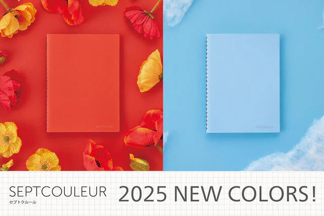 Poppy - A5 - Septcouleur Grid Notebook