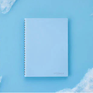 Sky Blue - A5 - Septcouleur Grid Notebook
