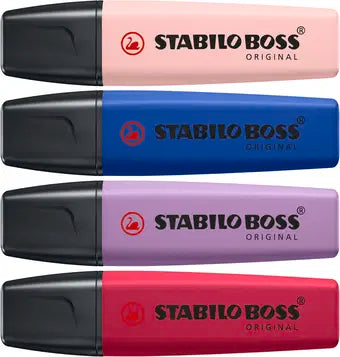 Naturecolors Wildflower - Stabilo Boss Highlighter - Set of 4