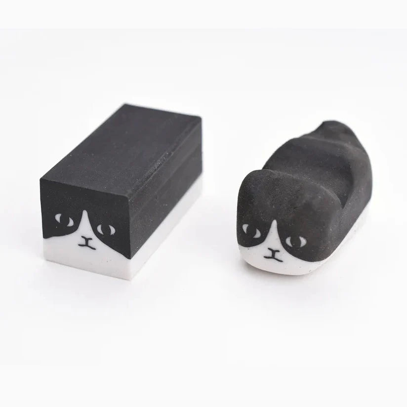Tuxedo Cat - Sculpting Animal Eraser