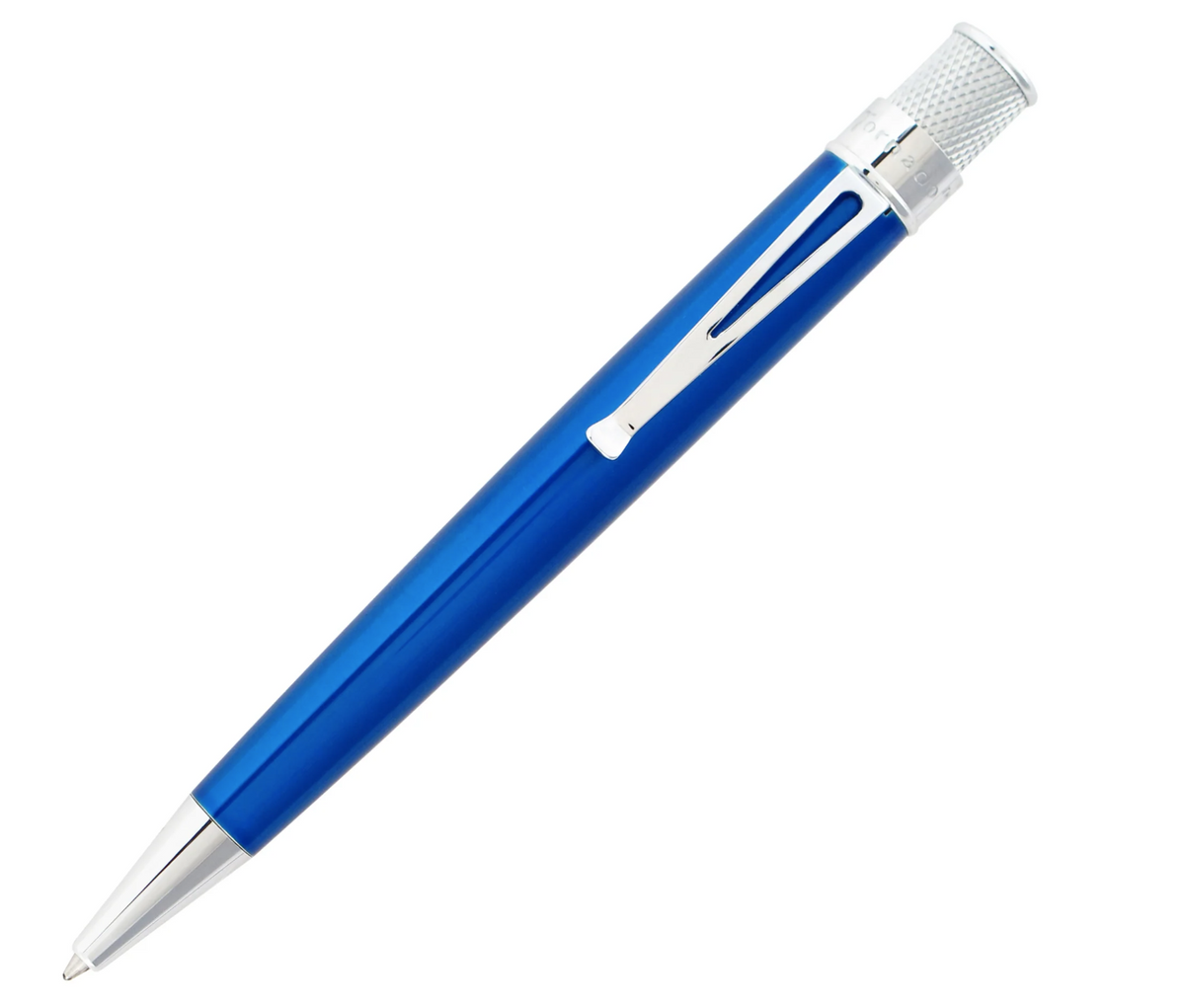 Peacock Blue Tornado Rollerball Pen - Retro 1951 Colors