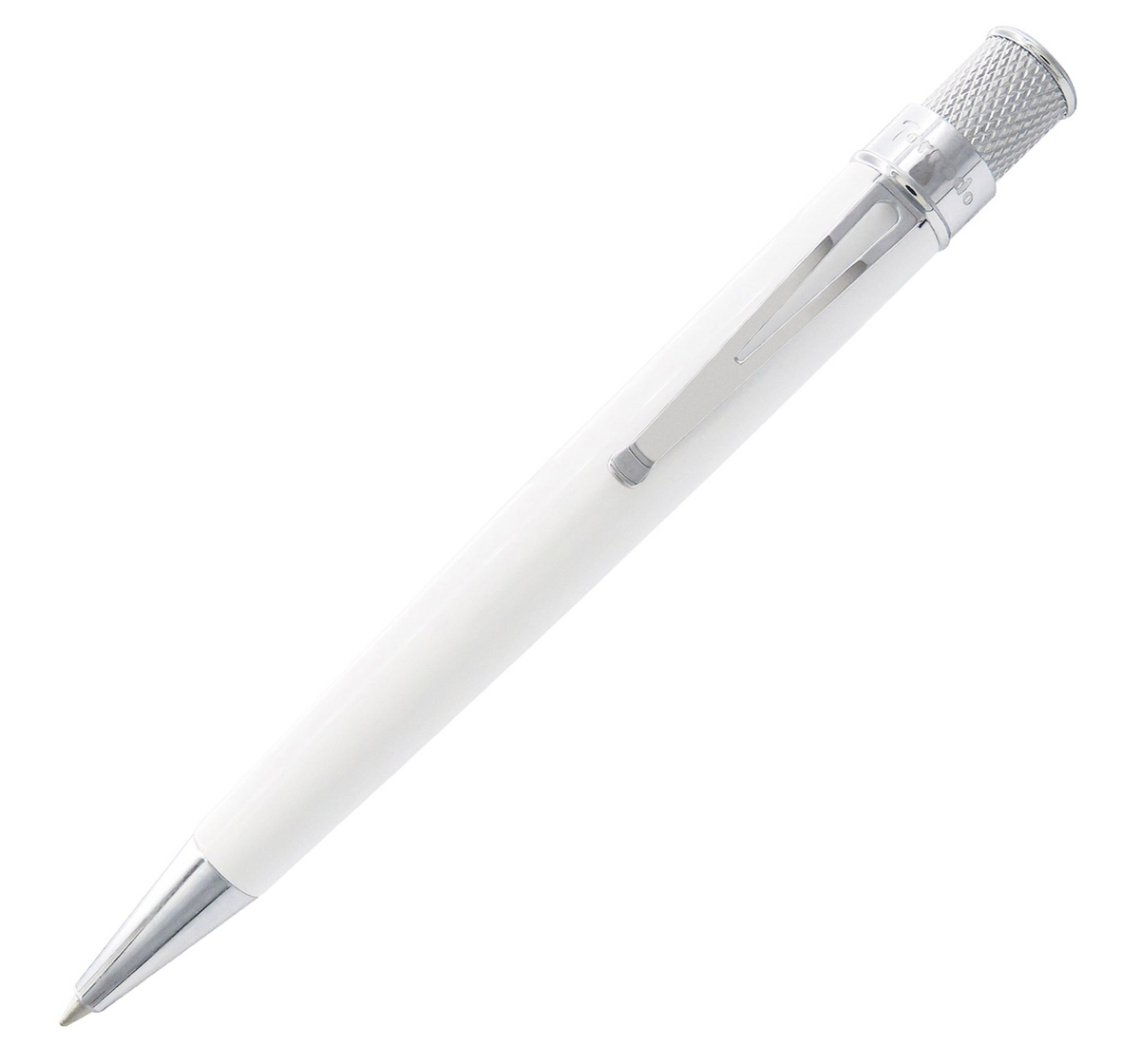 White [Glow-in-the-Dark] Tornado Rollerball Pen - Retro 1951 Colors