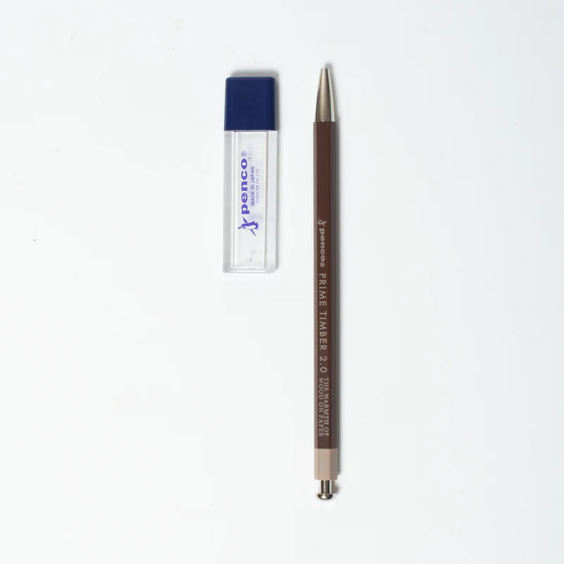 Prime Timber Pencil and Sharpener - Brown