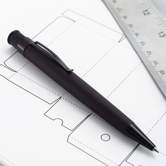 Stealth Black - Tornado Rollerball Pen