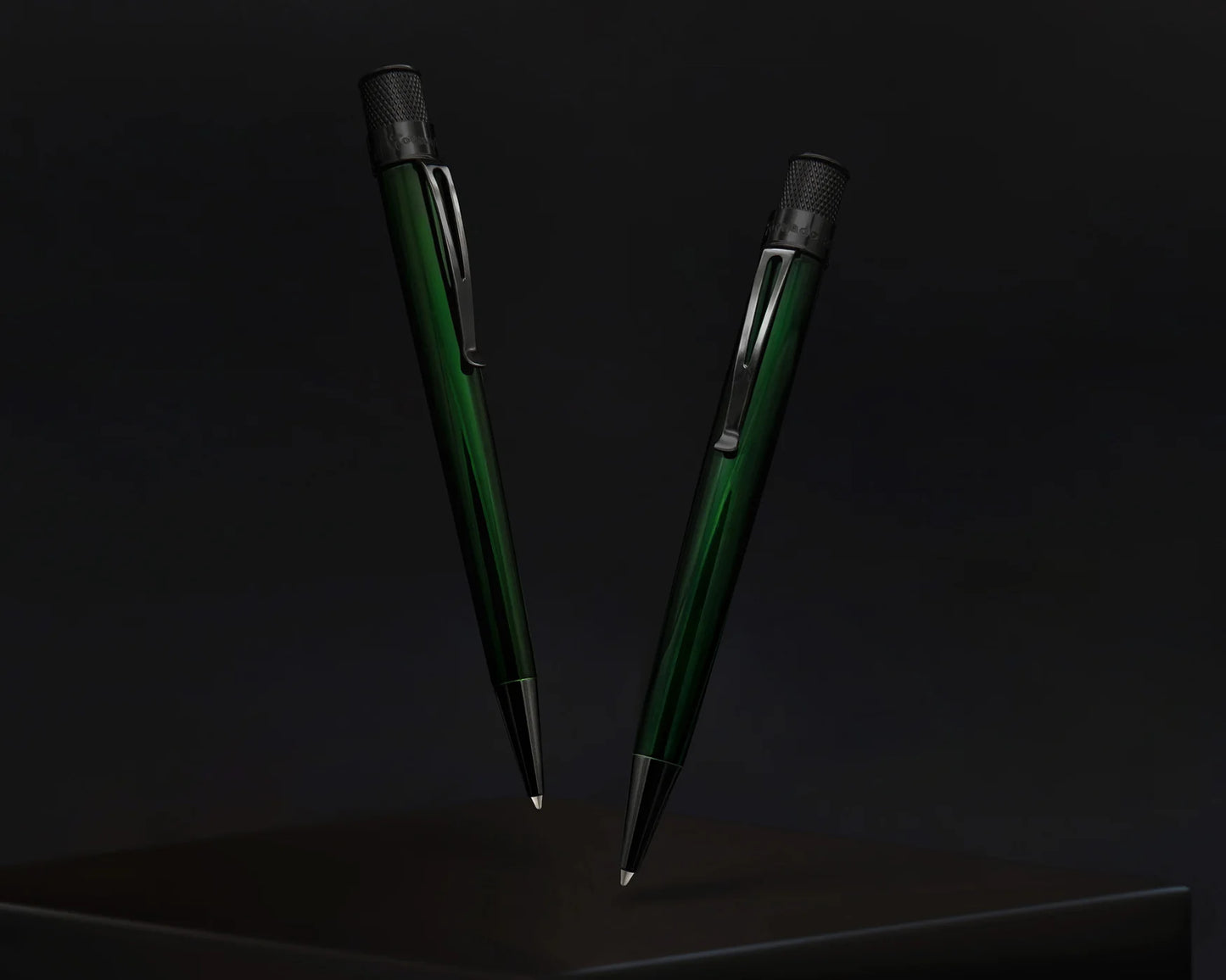 Stealth Emerald Black - Tornado Rollerball Pen