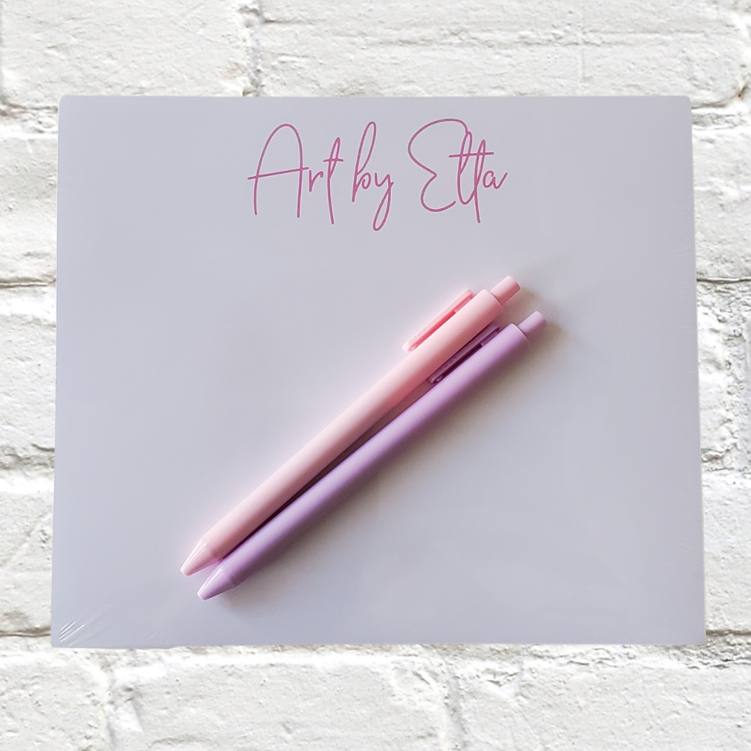 Cursive Notepad Slabs
