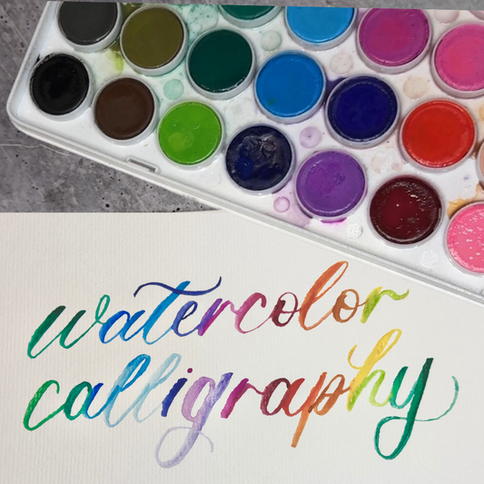 Watercolor Calligraphy Class || Jan. 4th