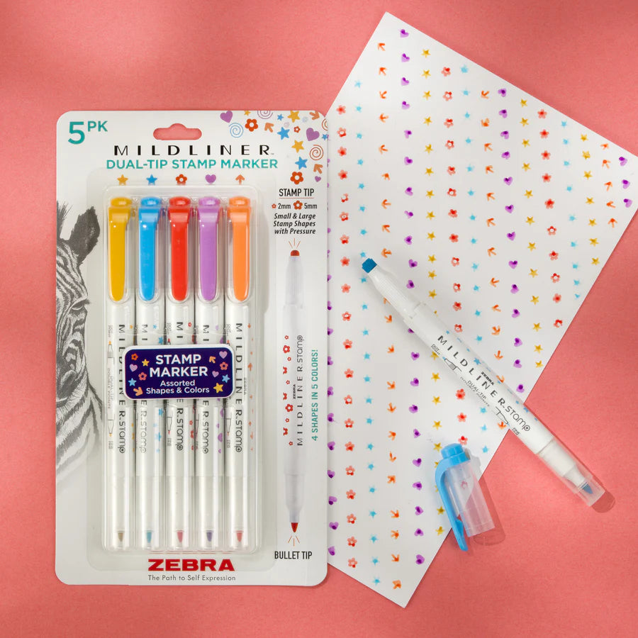 Zebra STAMP Mildliner - set of 5
