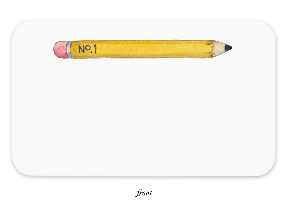 Pencil - Set of 55 Little Notes