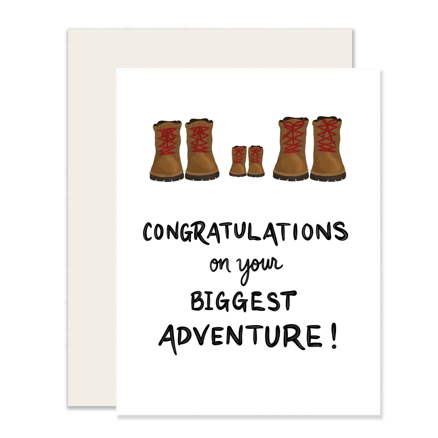 Slightly Stationery - Biggest Adventure | Baby Shower Card | New Baby Card