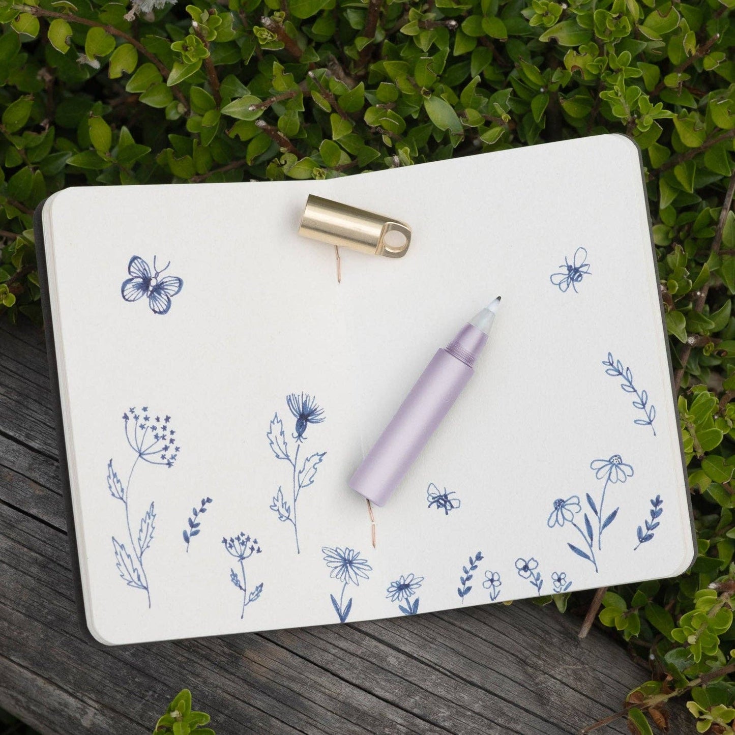 Lilac - The Field Mouse – Refillable Mini Travel Pen