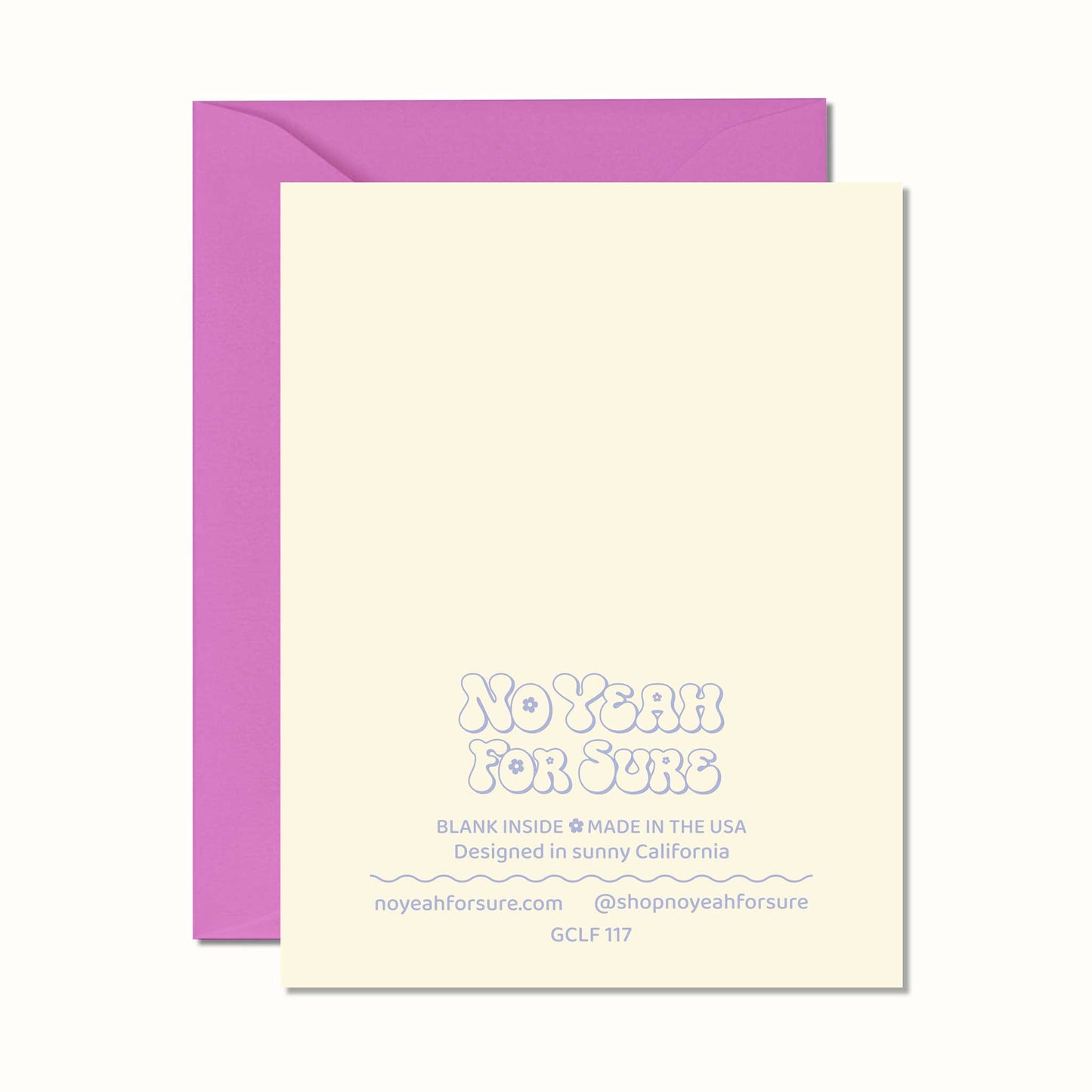 No Yeah For Sure - Let's Bed Rot Together Card