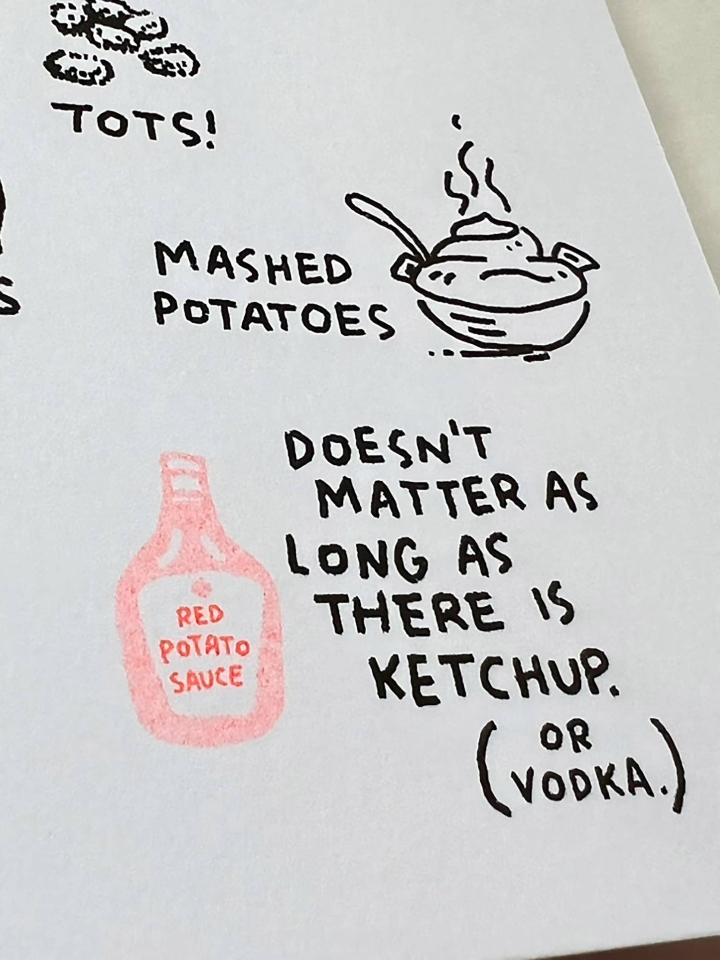 Potato Trying Times Grief - Greeting Card