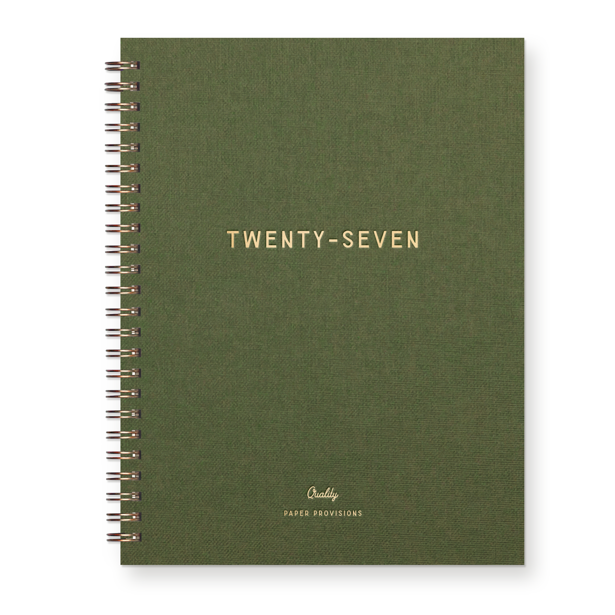 2027 Signature Linen Dated Planner : Calendar Year: Sapphire Linen Cover | Gold Foil