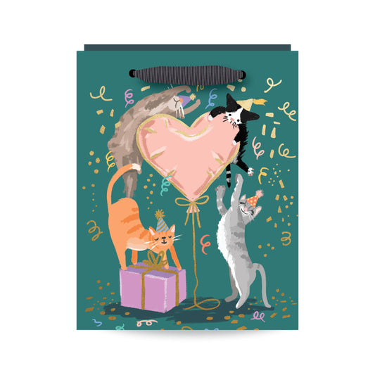 Inklings Paperie - Gift Bag - Party Kittens