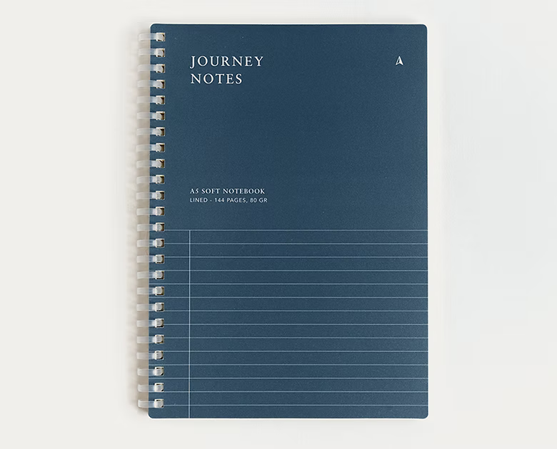 Blue - A5 Spiral Journal Notes Notebook