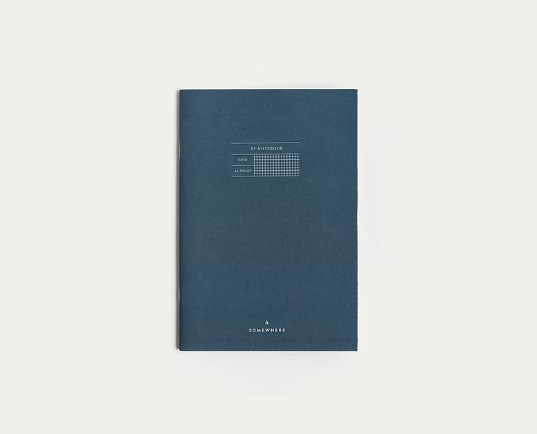 Grid A5 Slim - Softcover Notebook