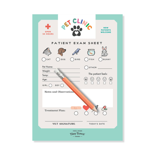 Inklings Paperie - Inklings Tiny Town™ Play Notepad - Pet Clinic