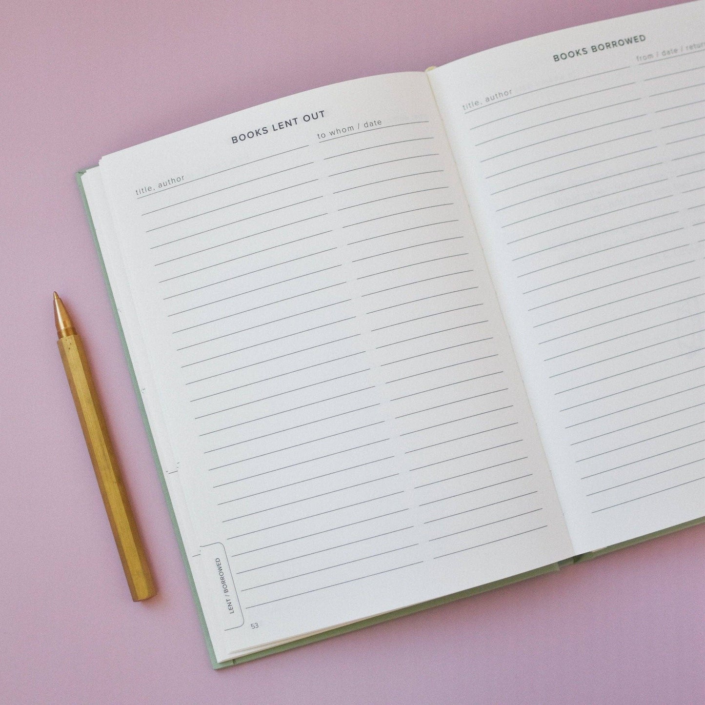 Blue - Reading Journal