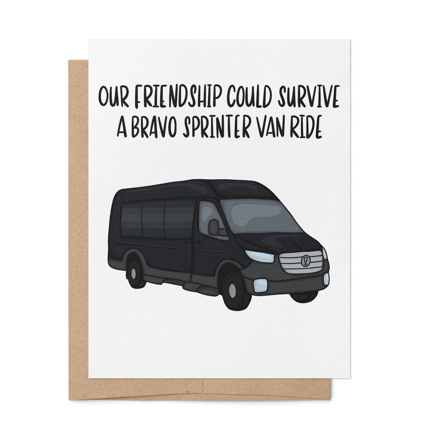 Bravo Sprinter Van - Love and Friendship Card