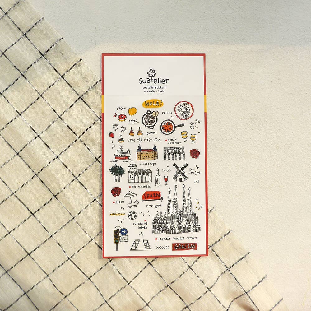 Hola Spain - Sticker Sheet