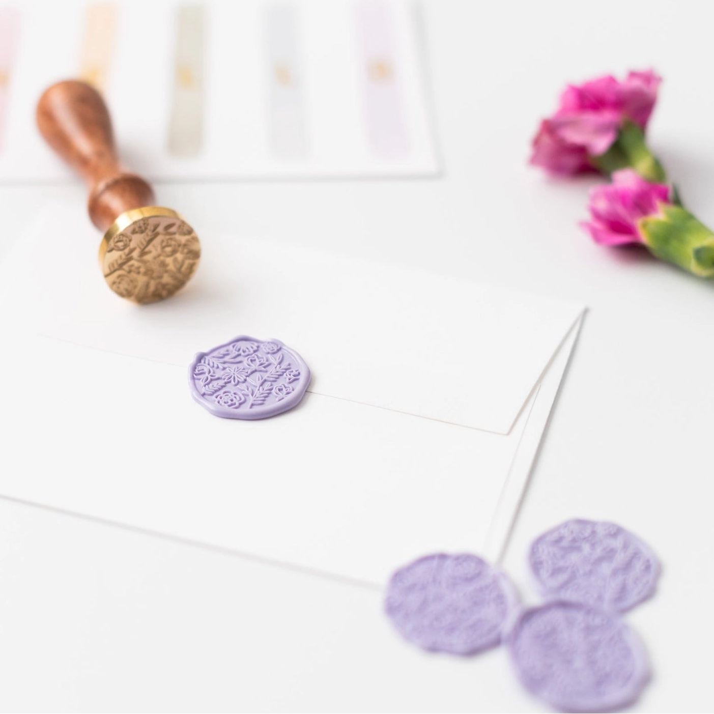 Flower Power Pattern - Wax Seal Stamp
