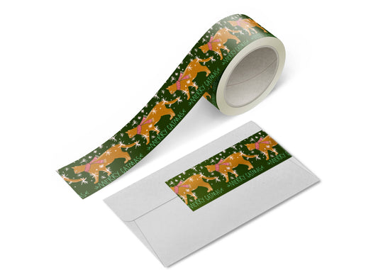 Rebecca Jane Woolbright - Merry Catmas 1 inch washi tape