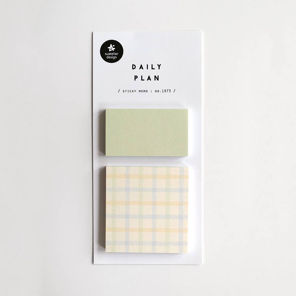 Sticky Notes - Plaid Duo - Daily Plan.59