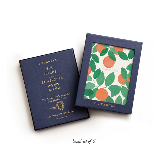 E. Frances Paper - Orange Grove Thank you