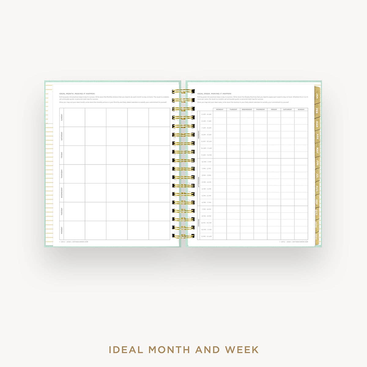 2027 Daily Planner: Sage Bookcloth