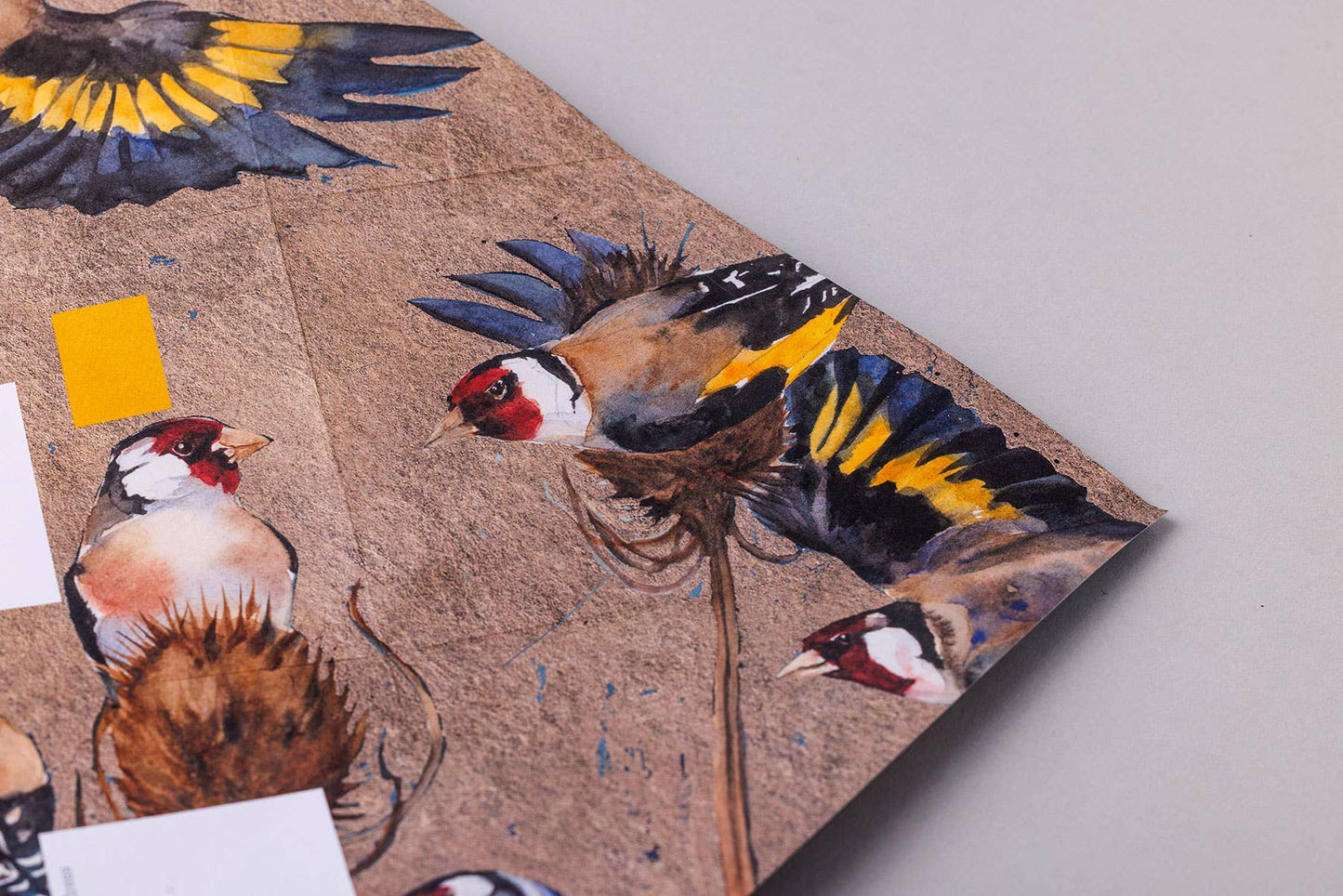 Golden Flight  - Pigeon Folding Letter Set of 6