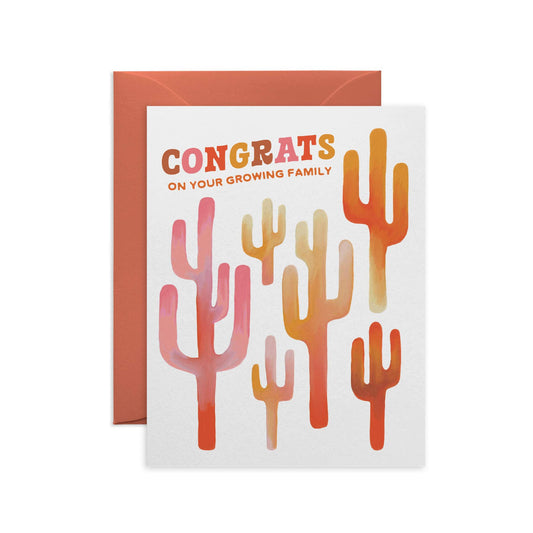 O.O.M.F Creative - Cacti Family Card