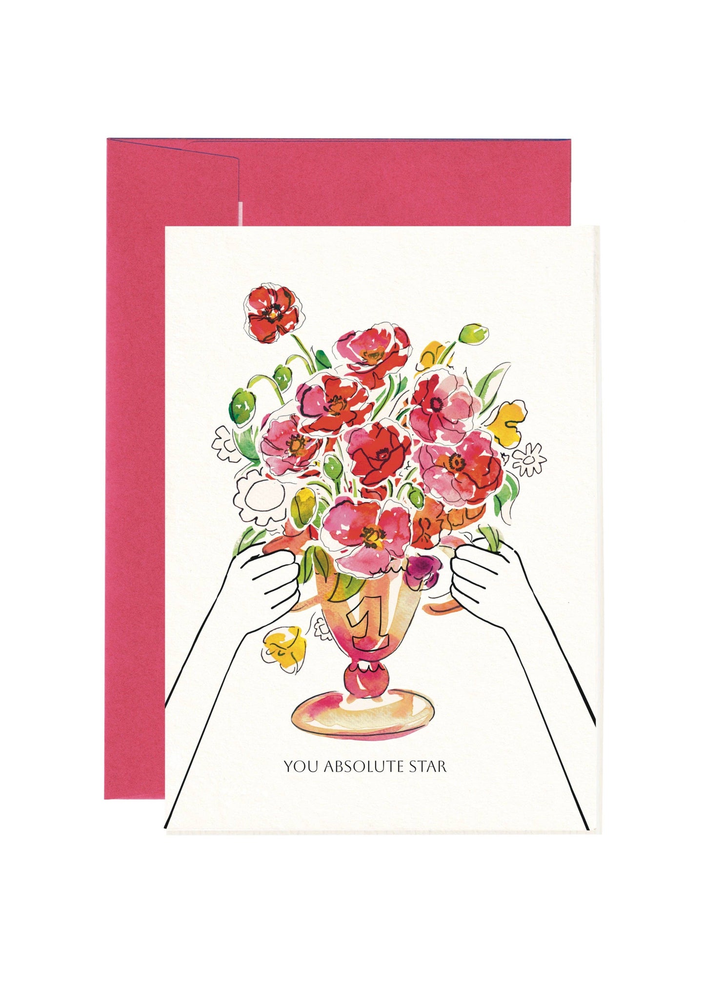 Harmony Hardin Greeting Cards - Congratulations Card | Trophy Card | You absolute star