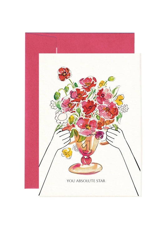 Harmony Hardin Greeting Cards - Congratulations Card | Trophy Card | You absolute star