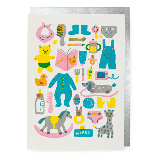 Baby Pattern - Greeting Card