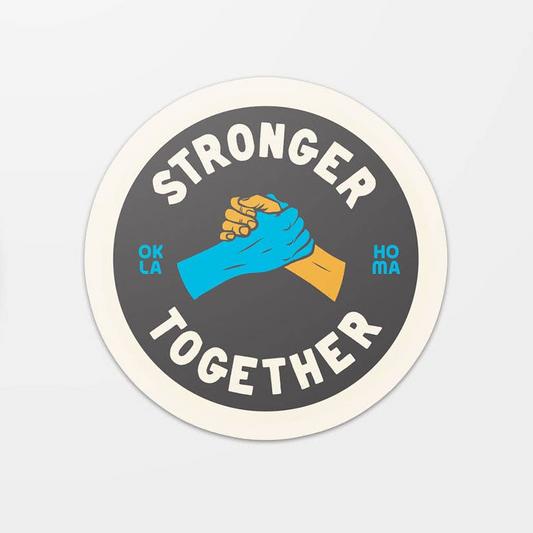 Stronger Together Oklahoma - Sticker