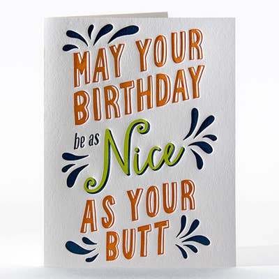 Elum Designs - Nice Butt - Greeting Card