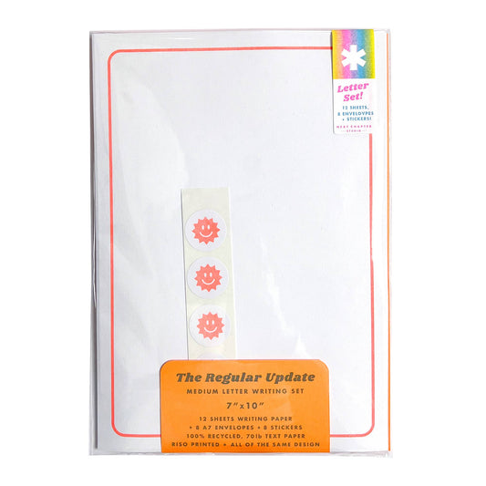 Next Chapter Studio - Letter Writing Set - Suns / Flo Orange