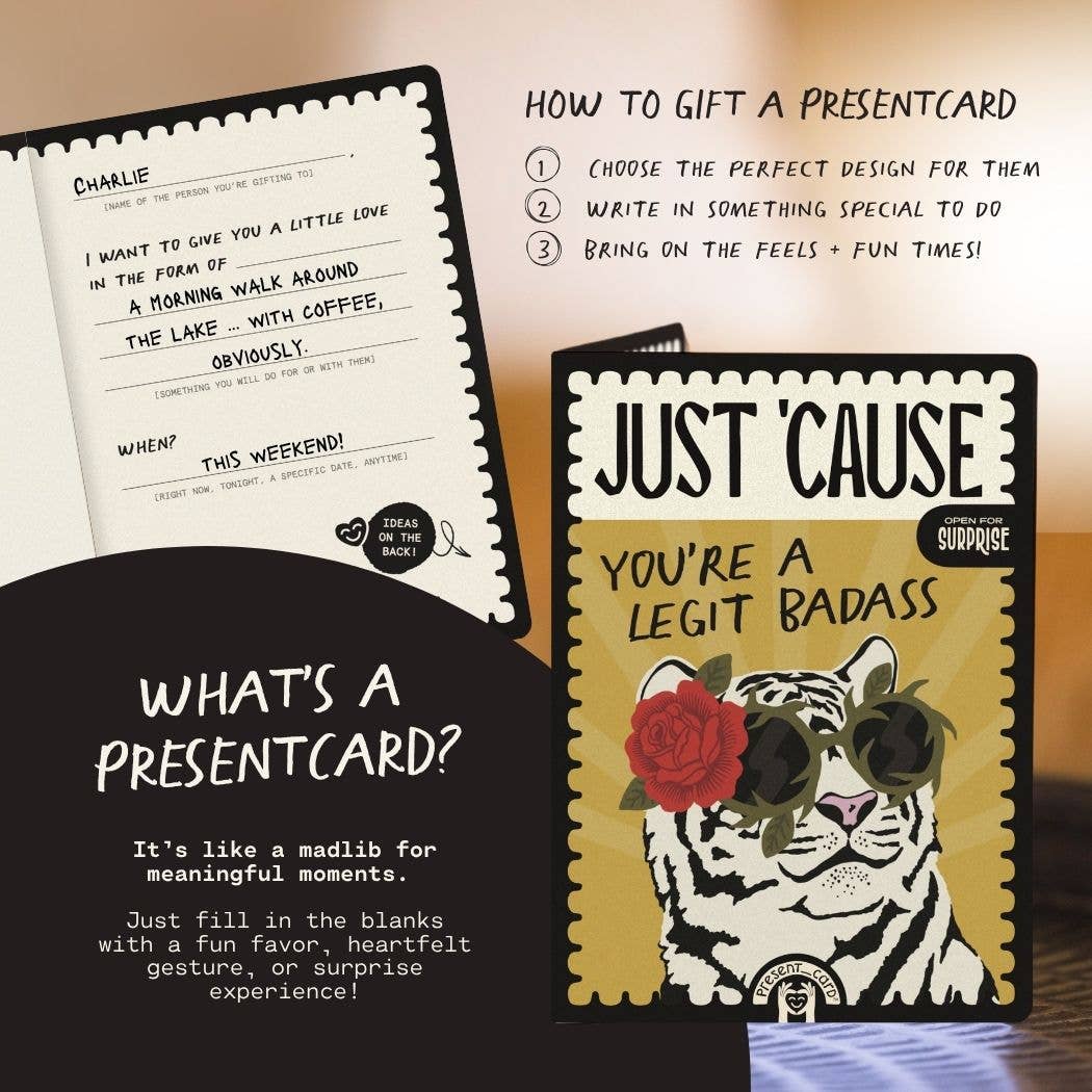 PresentCard™ | You're a Legit Badass - Best Friend Card