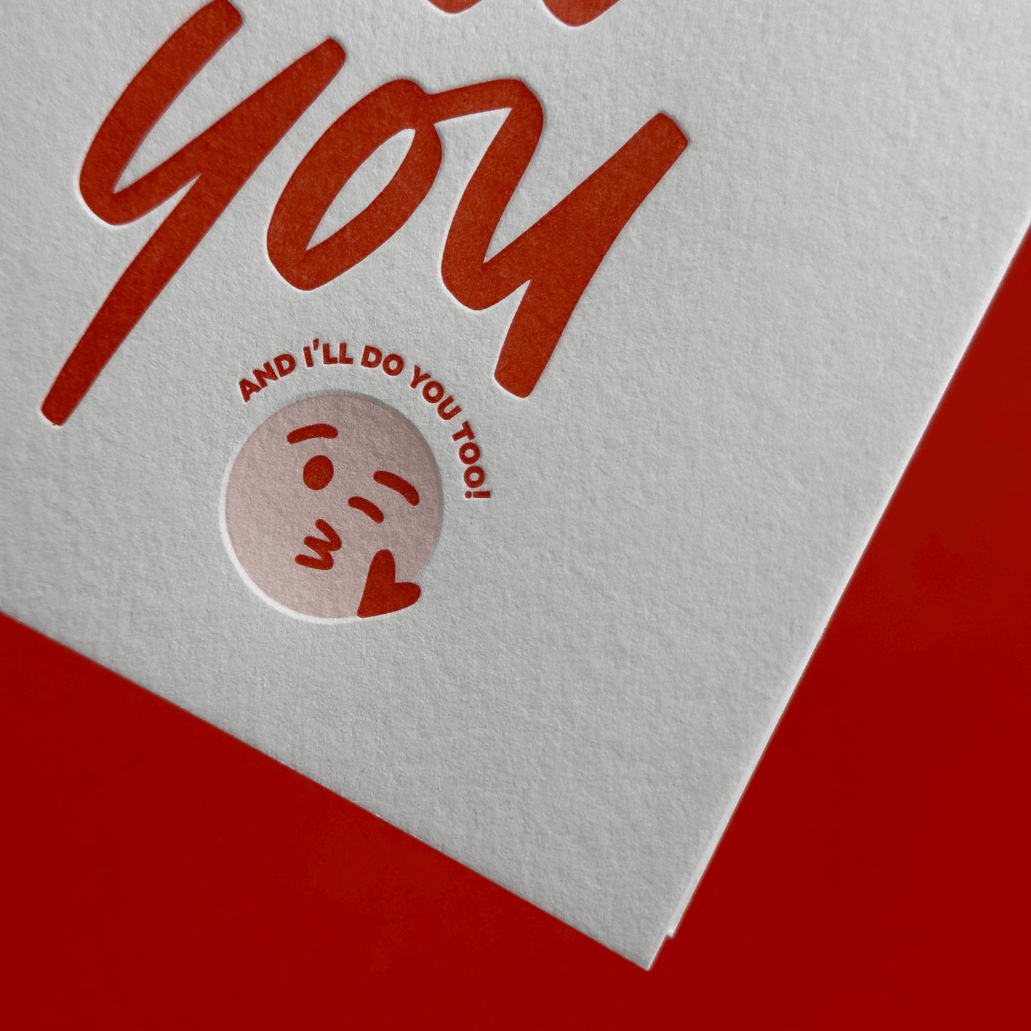 I'll Do You - Cheeky Letterpress Love Card