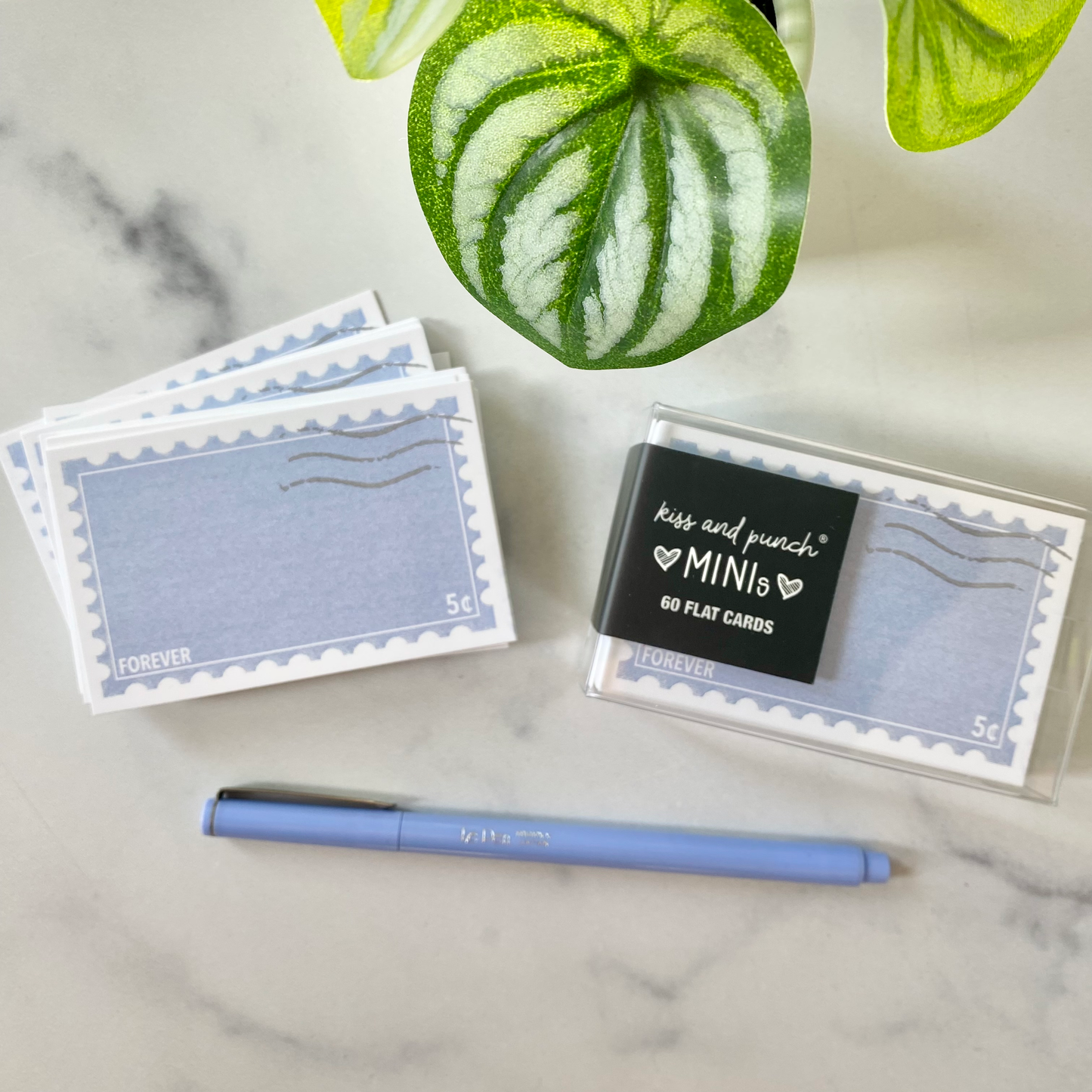 Periwinkle Forever Stamp - Mini Notecard Set of 60