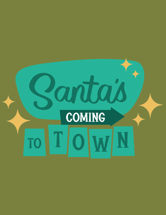 Cards by Dé - Santa's Coming to Town