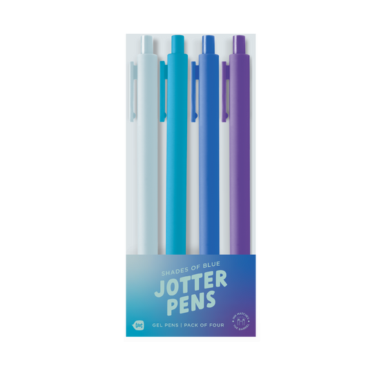 Blues - Gradient Jotter - Set of 4